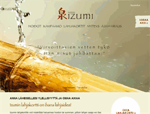 Tablet Screenshot of hoitolaizumi.fi